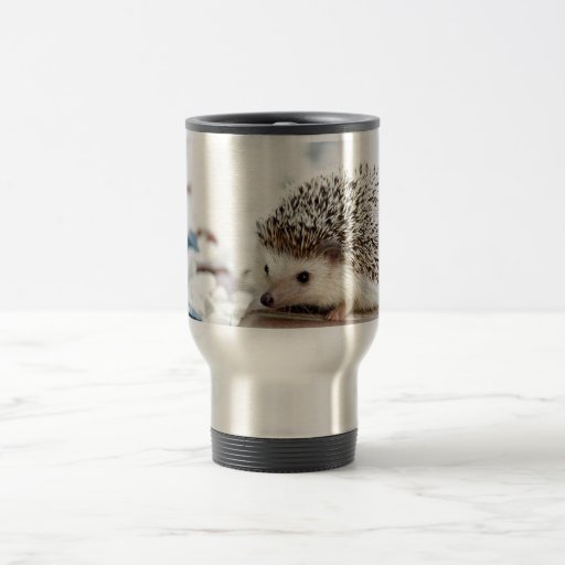 Image of Cute Baby Hedgehog Travel Mug