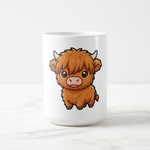 Cute Baby Highland Cow Mug