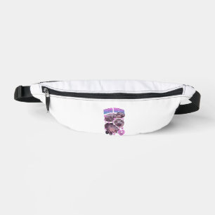 Cute Baby Hippo Moo Deng Bouncy Pig in Thai Hippop Bum Bags