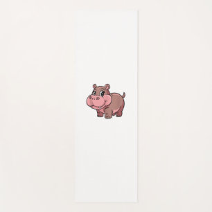 Cute Baby Hippo Moo Deng Tank Top_1 Yoga Mat