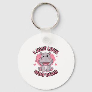 Cute Baby Hippo Tank Top_1 Key Ring