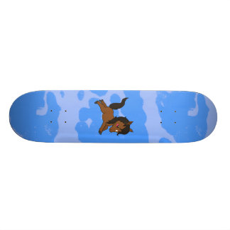 Cute baby Horse Skateboard