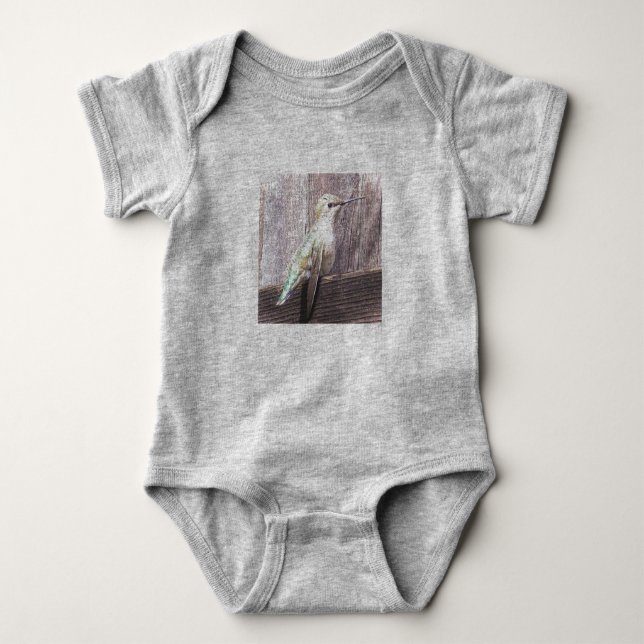 Cute Baby Hummingbird - Bodysuit (Front)