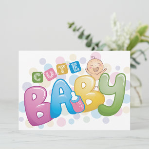 Cute Baby Invitations
