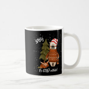 Cute Baby Its Cold Outside Bear And Fox T Shirt  Coffee Mug