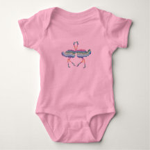 Cute  Baby Jersey Bodysuit with a picture
