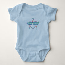 Cute  Baby Jersey Bodysuit with a picture