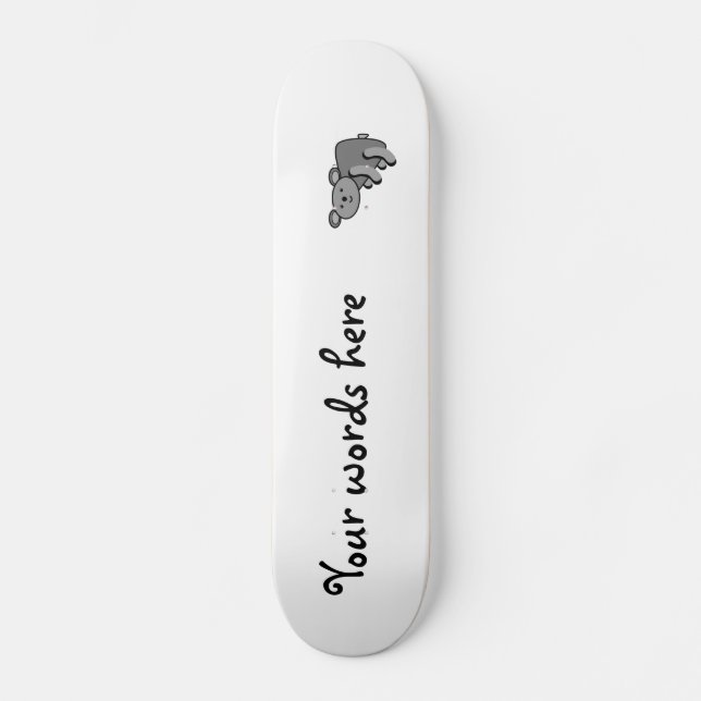 Cute baby koala bear skateboard (Front)
