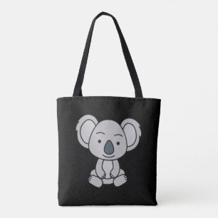 Cute Baby Koala With A Smile Sitting Down Tote Bag