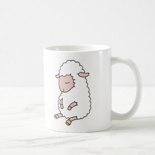 cute baby lamb coffee mug