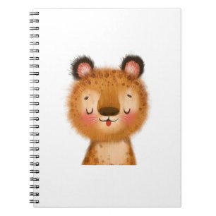 Cute baby leopard Spiral Photo Notebook