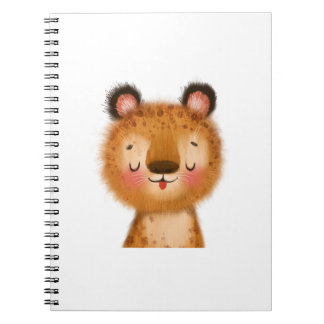 Cute baby leopard Spiral Photo Notebook