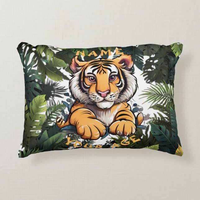 Cute Baby Lion Children's  Decorative Cushion (Front)