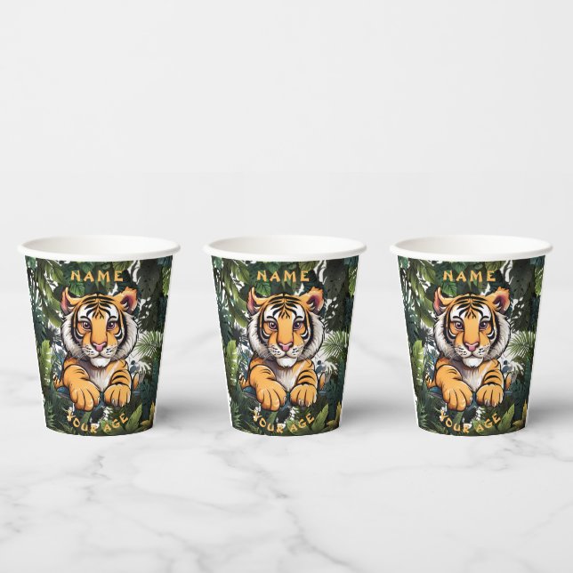 Cute Baby Lion Children's  Paper Cups (Multi)