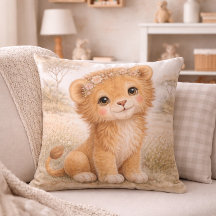Cute Baby Lion Neutral Kids Room