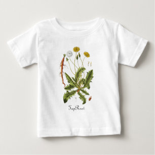 Cute Baby Little Tap Root Vintage Dandelion T-Shirt