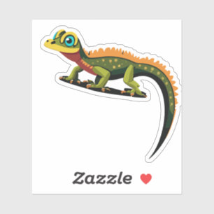Cute Baby Lizard Cartoon Charactor