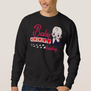 Cute Baby Loading For Pregnancy Announcement Men F Sweatshirt