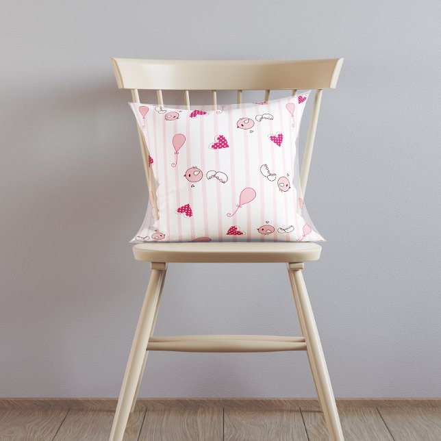 Cute Baby Love Birds Cushion (Creator Uploaded)