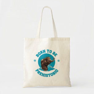 Cute Baby Mammoth Prehistoric Kids Birthday Tote Bag