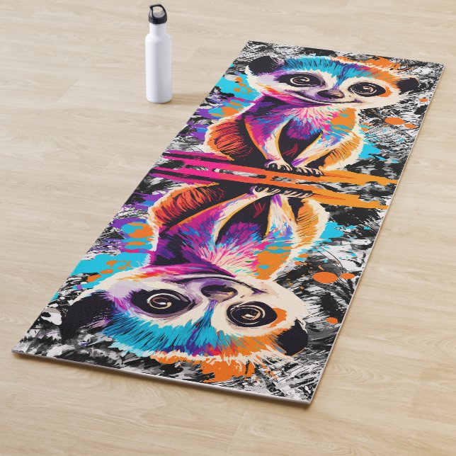 Cute Baby Meerkat Yoga Mat - Meerkat Yoga Mat (In Situ)