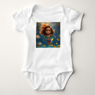 Cute Baby Mermaid Bodysuit