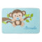 Cute Baby Monkey Blue Polka Dots