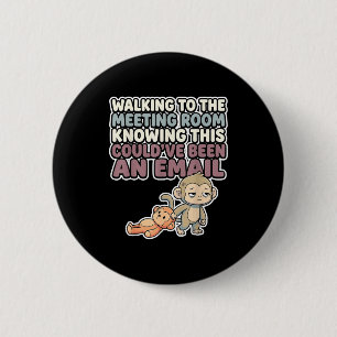 Cute baby monkey meme kawaii japanese macaque 6 cm round badge