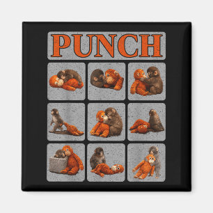 Cute baby monkey named punch shirt punch monkey magnet