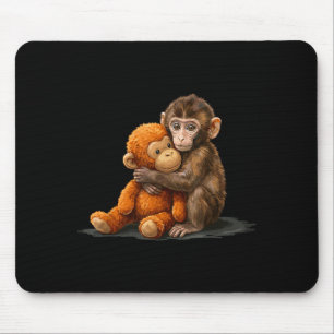 Cute baby monkey punch meme Cute baby monkey punch Mouse Mat