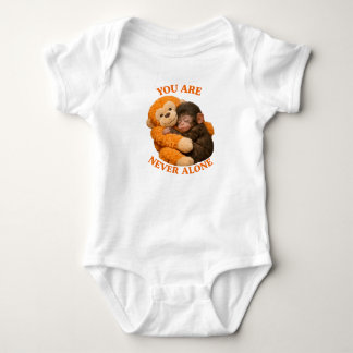 Cute Baby Monkey Punch with plush monkey - Bodysuit