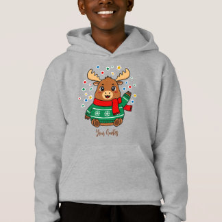 Cute Baby Moose Hello