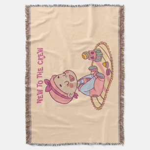 Cute Baby Motif Throw Blanket