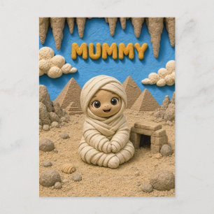 Cute Baby Mummy, Mythical Postcard
