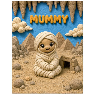 Cute Baby Mummy, Mythical Postcard