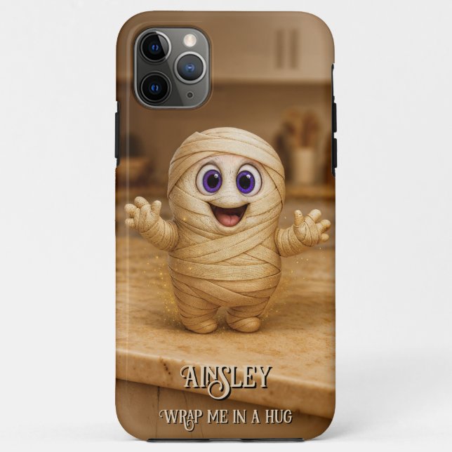 Cute Baby Mummy Wrap Me in a Hug Case-Mate iPhone Case (Back)