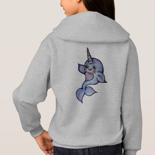 Cute baby narwhal (Back)