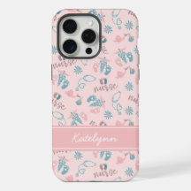 Cute Baby Nurse Phone Case | Personalised Name
