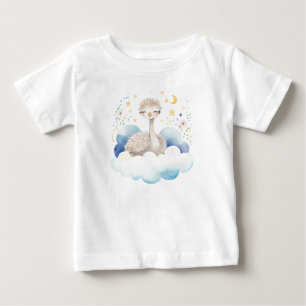 Cute Baby Ostrich on the Moon – T-Shirt