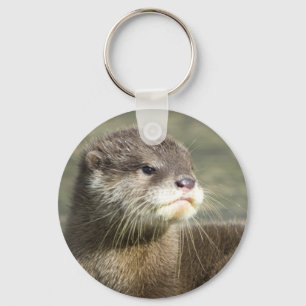 Cute Baby Otter Key Ring