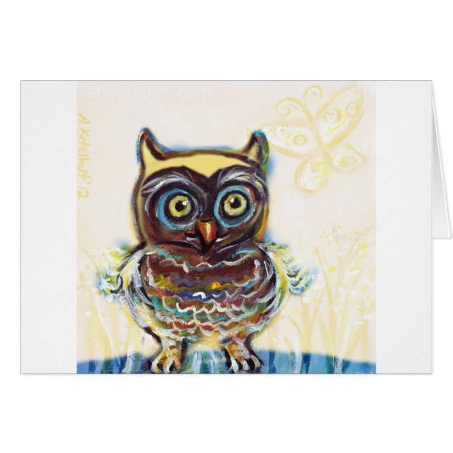 cute baby owl (Front Horizontal)