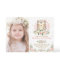 Cute Baby Owl Blush Pink Gold Flowers Birthday