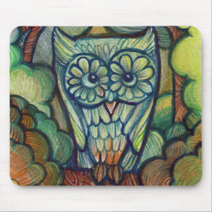 Cute Baby Owl Mouse Mat