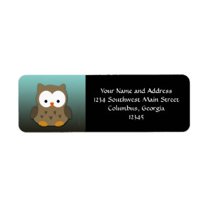 Cute Baby Owl Personalised