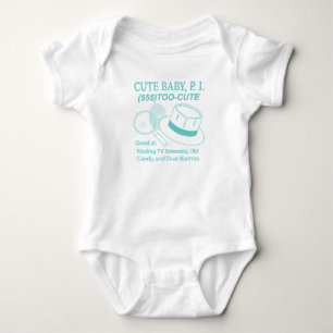 Cute Baby P.I. Bodysuit