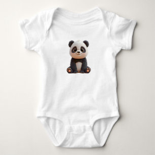 Cute Baby Panda Bodysuit