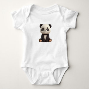 Cute Baby Panda Bodysuit