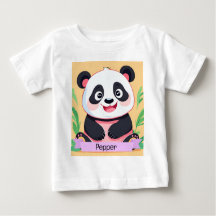 Cute Baby Panda Custom Name