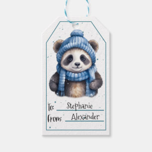 Cute Baby Panda Gift Tags