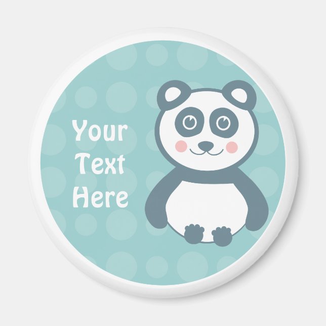Cute Baby Panda Magnet (Front)